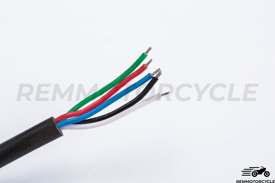 Tylna klamra motocyklowa z wyposażonymi płaskimi diodami diodami lub Dia jest podniesiona. 25 mm