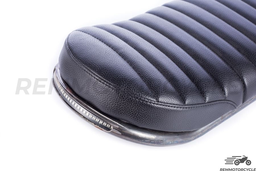 Czarne siodło typu 2 metalowy dolny 50 lub 60 cm z pętlą z lub bez diody LED