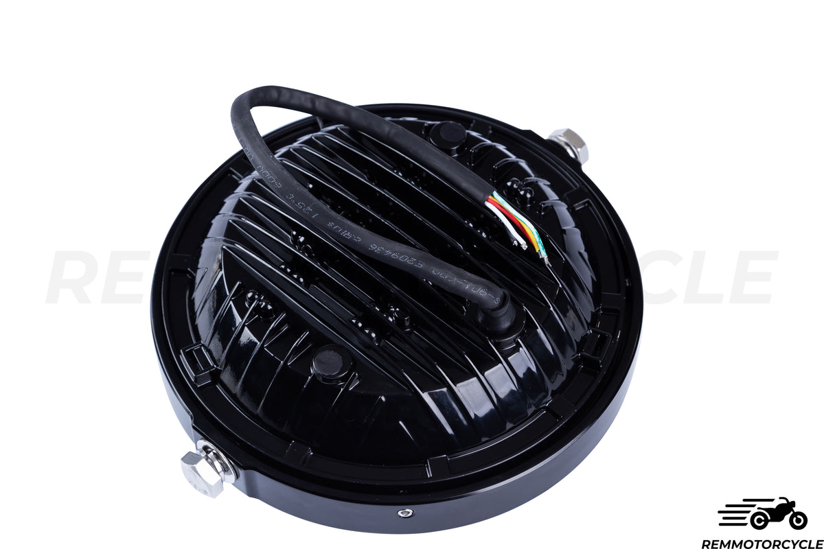 LED Eye Angel 7 -calowy - pomarańczowy i biały projektor