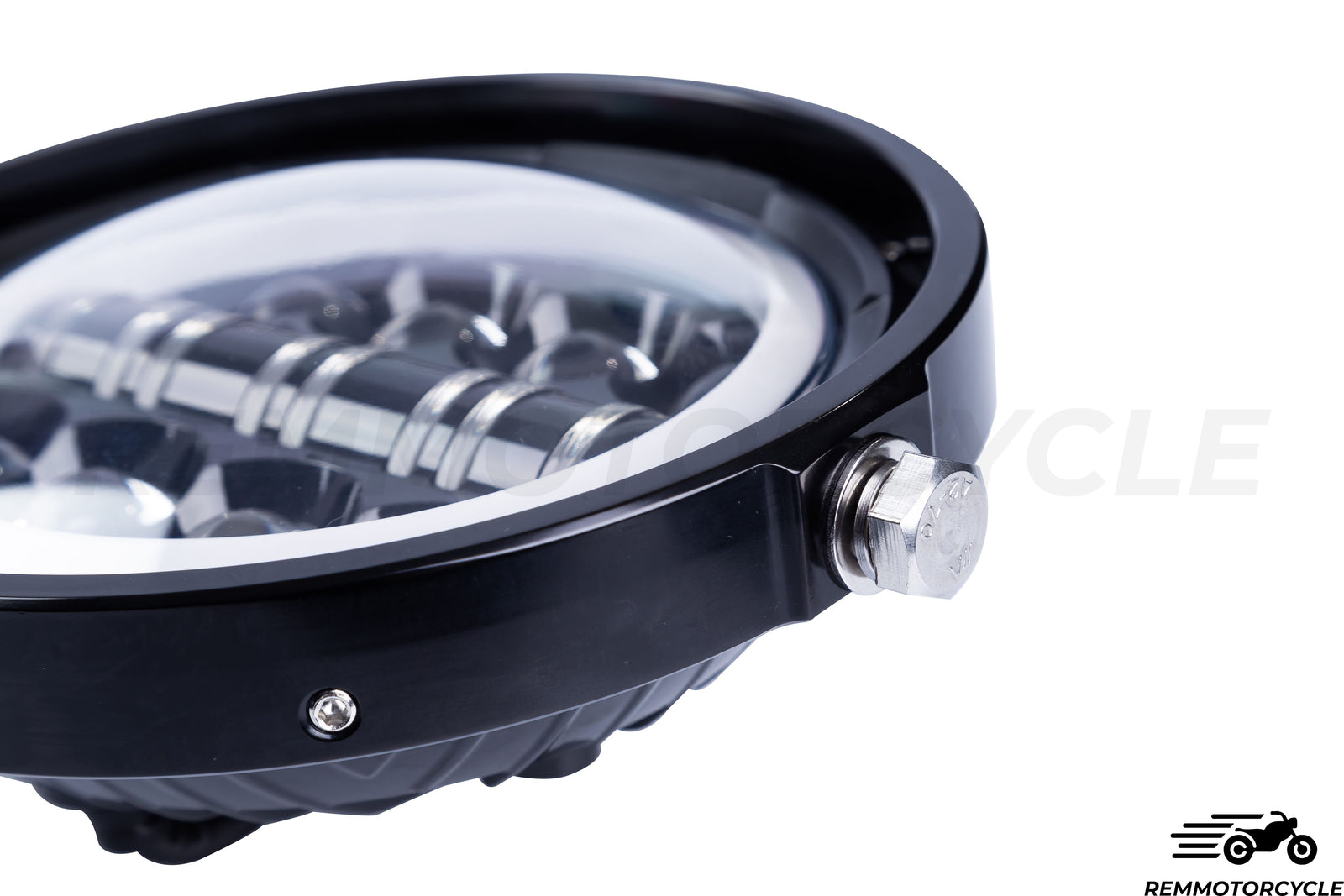 LED Eye Angel 7 -calowy - pomarańczowy i biały projektor