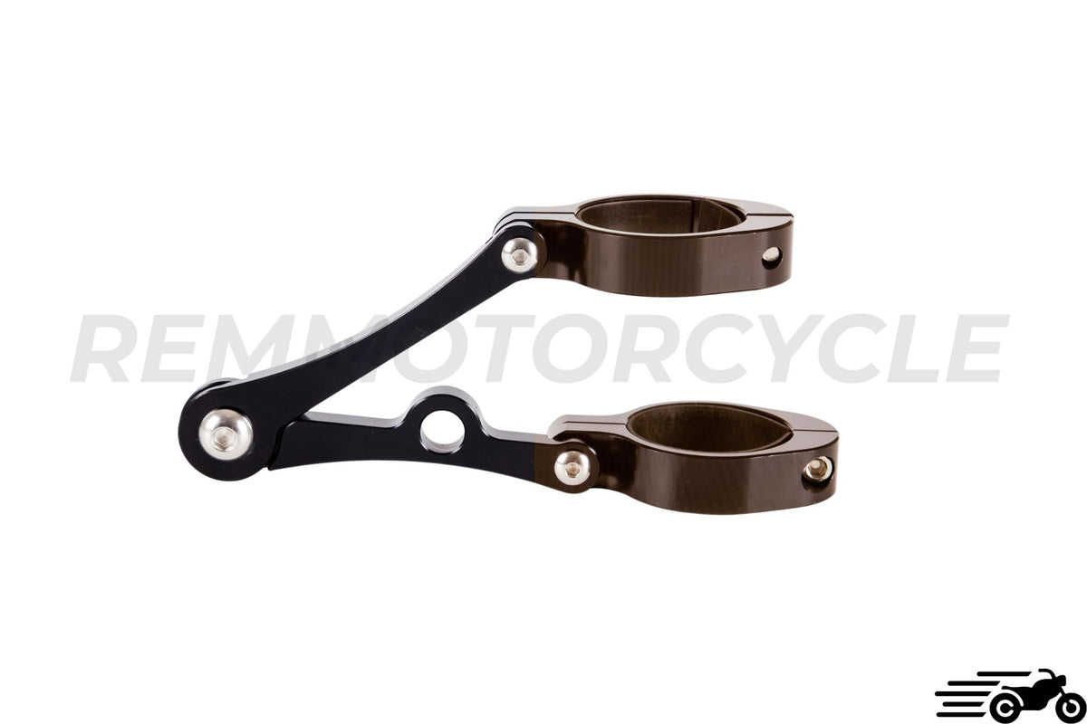 Wsparcie świadczeń przed 33 do 58 mm czarnym aluminium