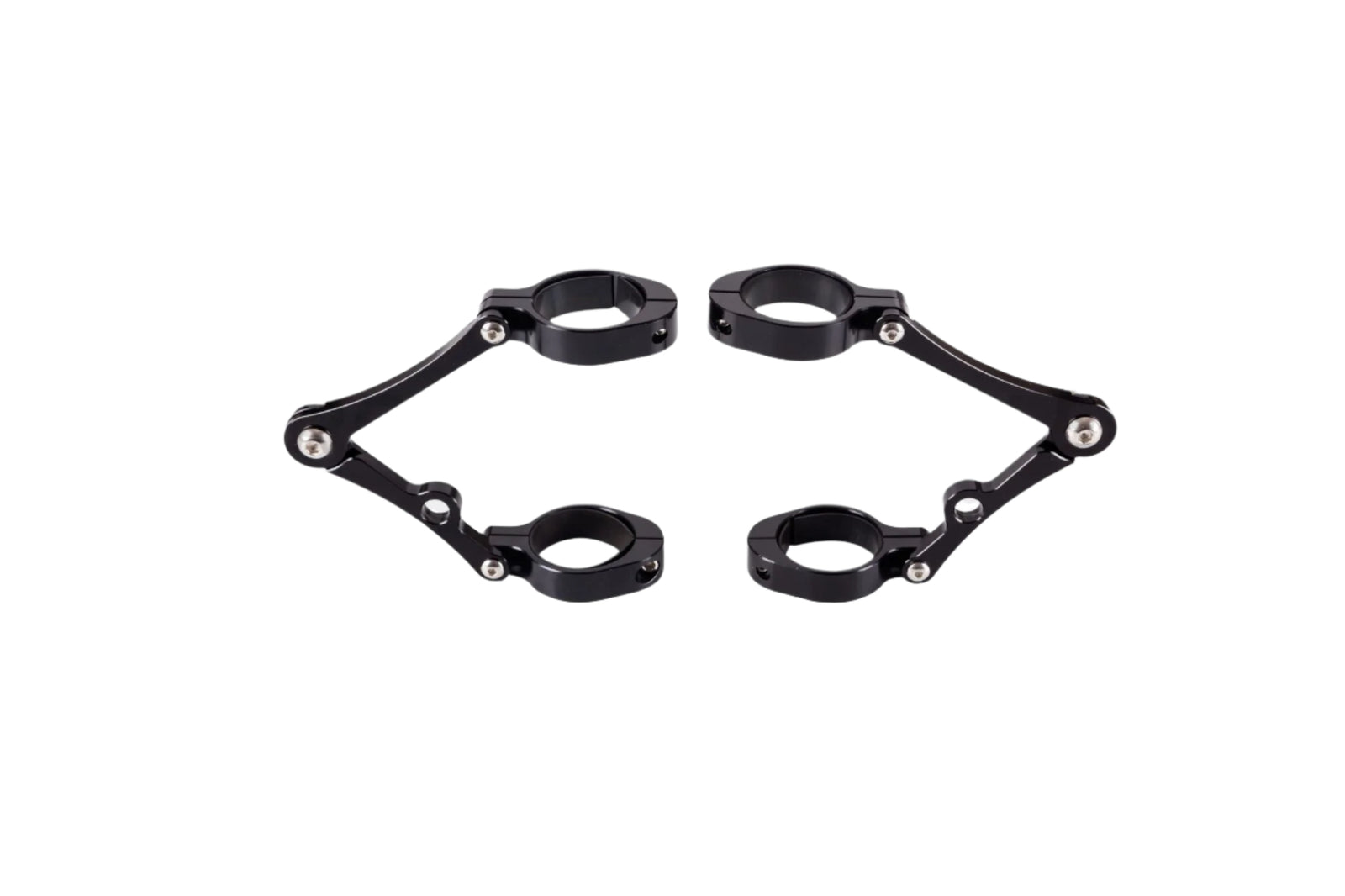 Wsparcie świadczeń przed 33 do 58 mm czarnym aluminium