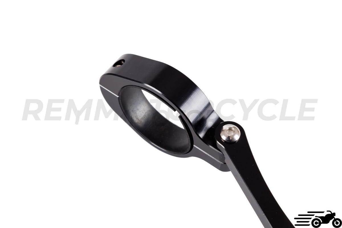 Wsparcie świadczeń przed 33 do 58 mm czarnym aluminium