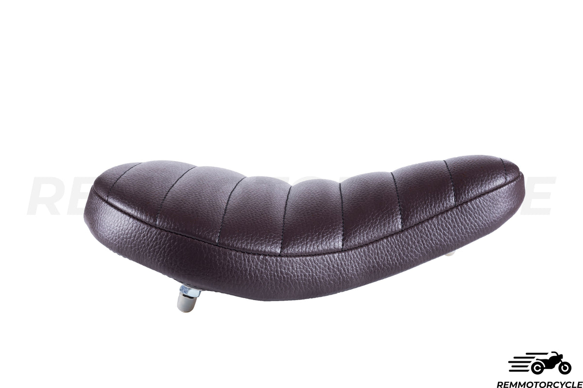 Black Bobber Saddle - poziome szwy