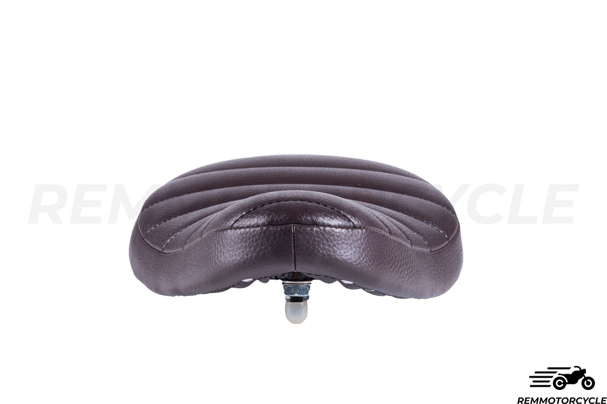 Bobber Brown Saddle - poziome szwy