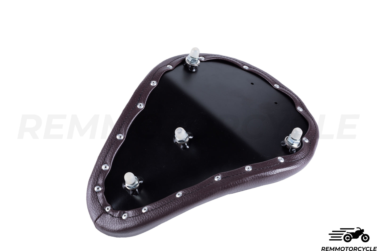 Bobber Brown Saddle - poziome szwy