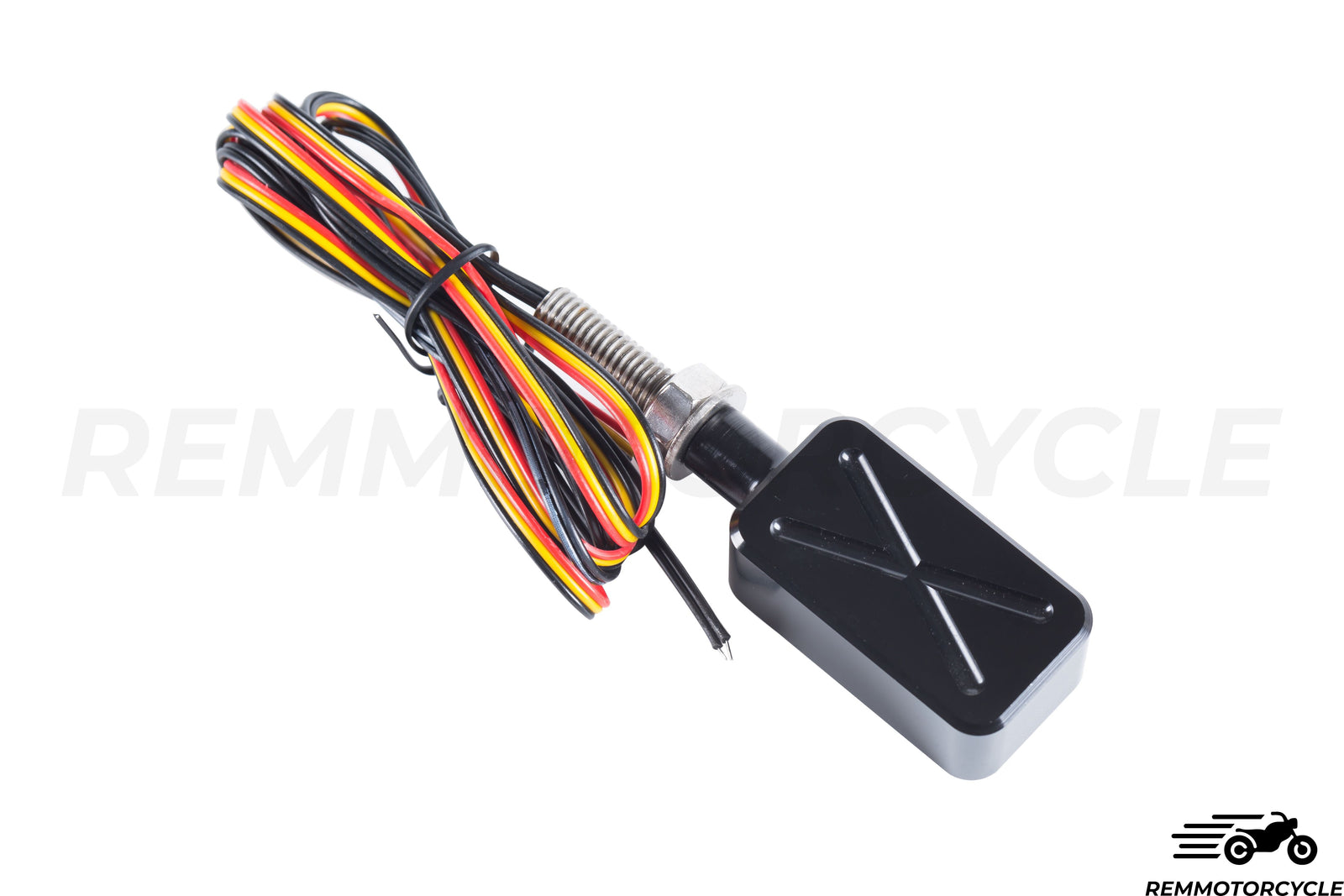 Zatwierdzone tylne i migające czarne aluminiowe motocykle