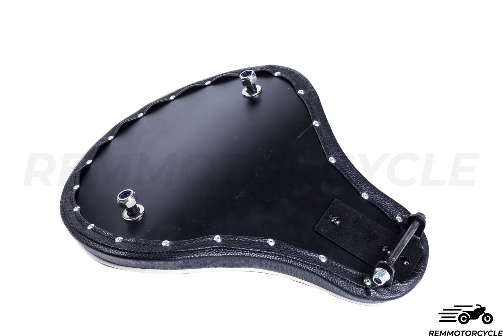Czarne solo skórzane Diamond Bobber Chopper Sportster 883 1200