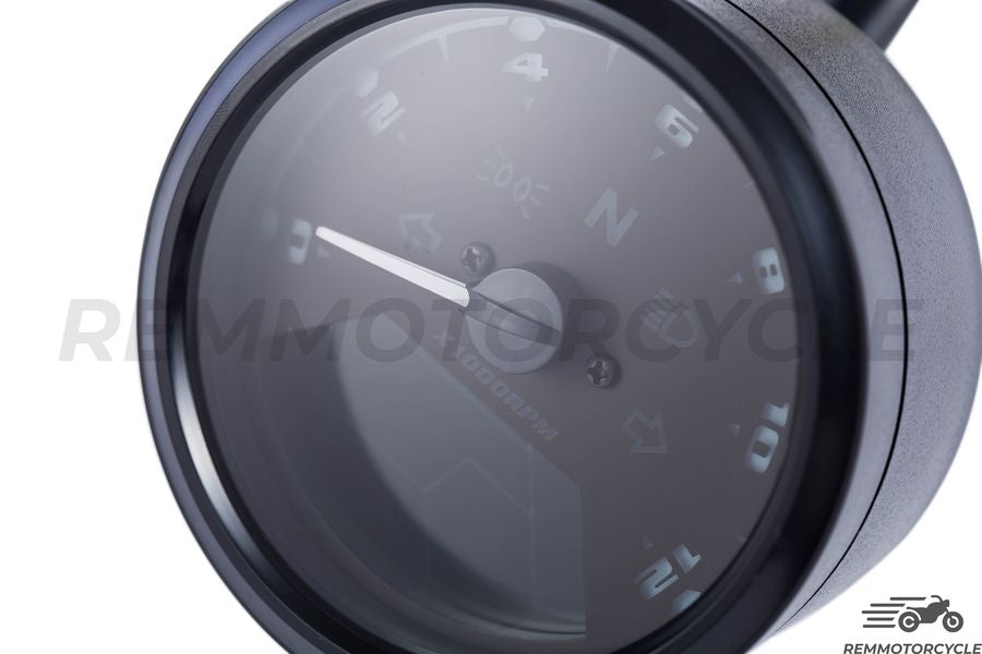 Digital Motorcycle Cafe Racer Counter z wsparciem