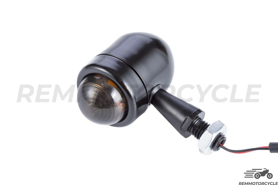 Zestaw 4 czarnych wskaźników soczewek LED Czarna soczewka