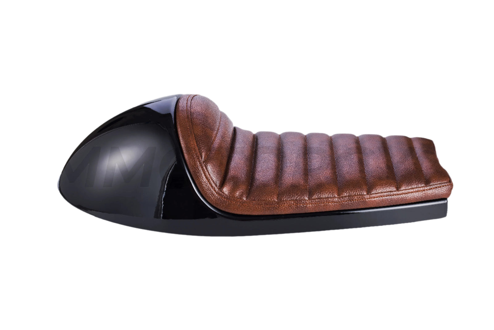 Black Cafe Racer Saddle siedził brązowy