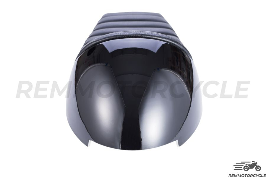 Czarna czarna siodło z długą zintegrowaną pętlą LED