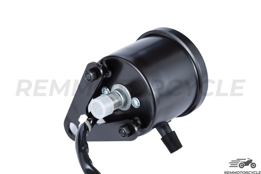 Motocykl Counter Cafe Racer KM/H Black Black Tło 4 Wskaźniki