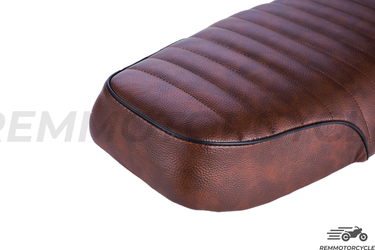 Saddle Cafe Racer Biplace Brown