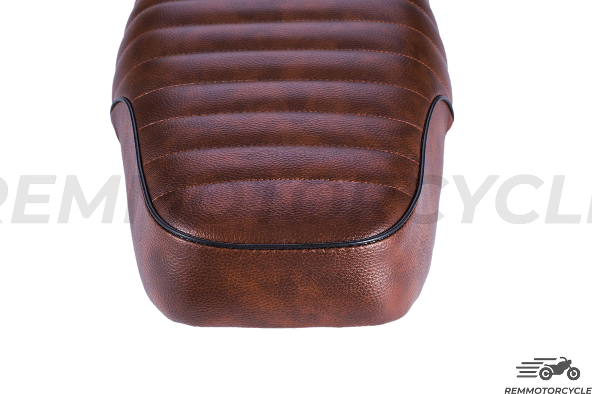 Saddle Cafe Racer Biplace Brown