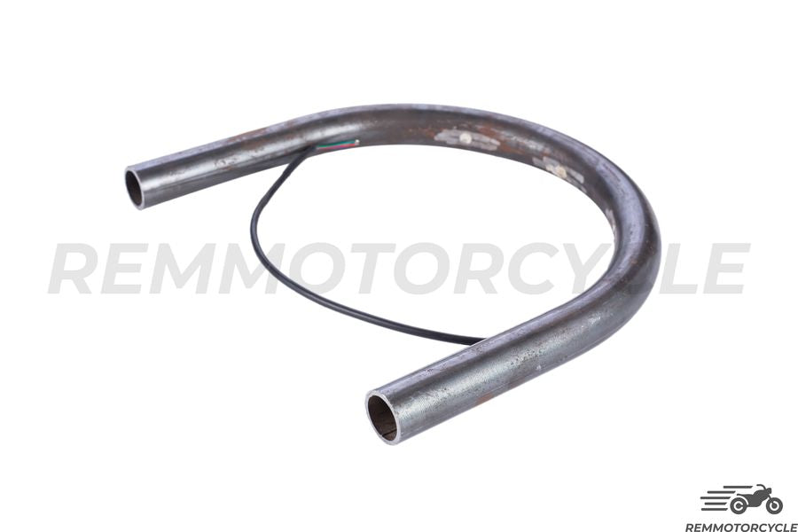 Tylna klamra motocyklowa z wyposażonymi płaskimi diodami diodami lub podniesionymi. 22 mm