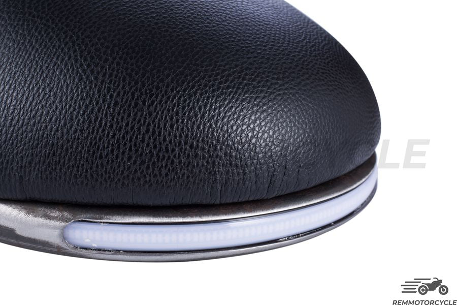 Racing Black Saddle + Paraditic Cligntotic LED pętla