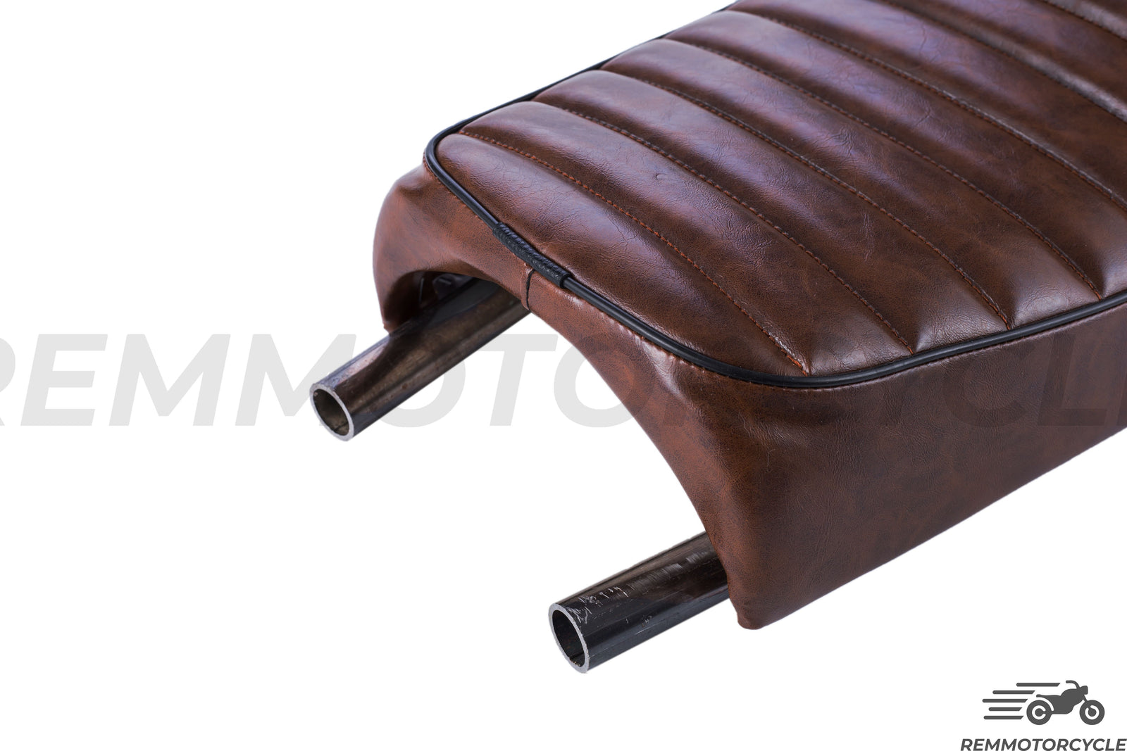 Brown Racing Saddle + Long Flat Loop + LED