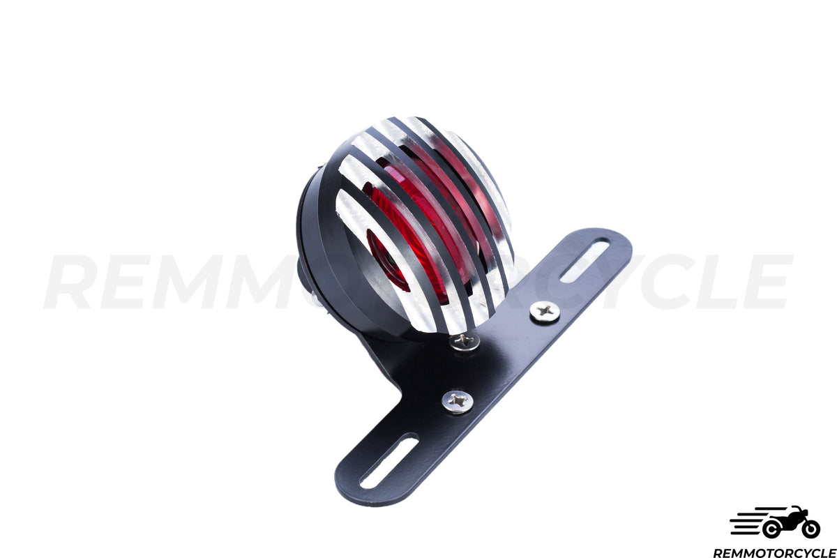 Tylna światła siatka 2 CNC Srebrny/czarny