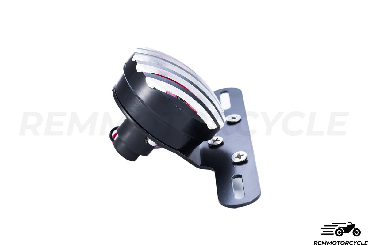 Tylna światła siatka 2 CNC Srebrny/czarny