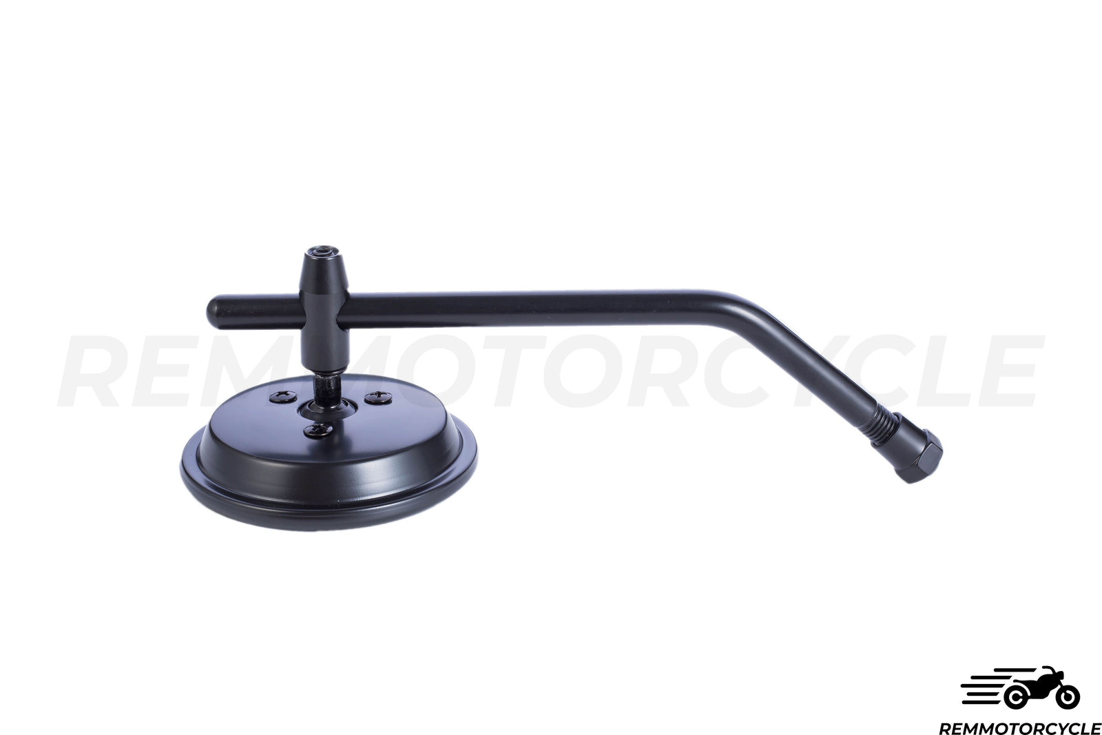 Górne lustro okrągłe retro klasyczny srebrny lub czarny 8 lub 10 mm