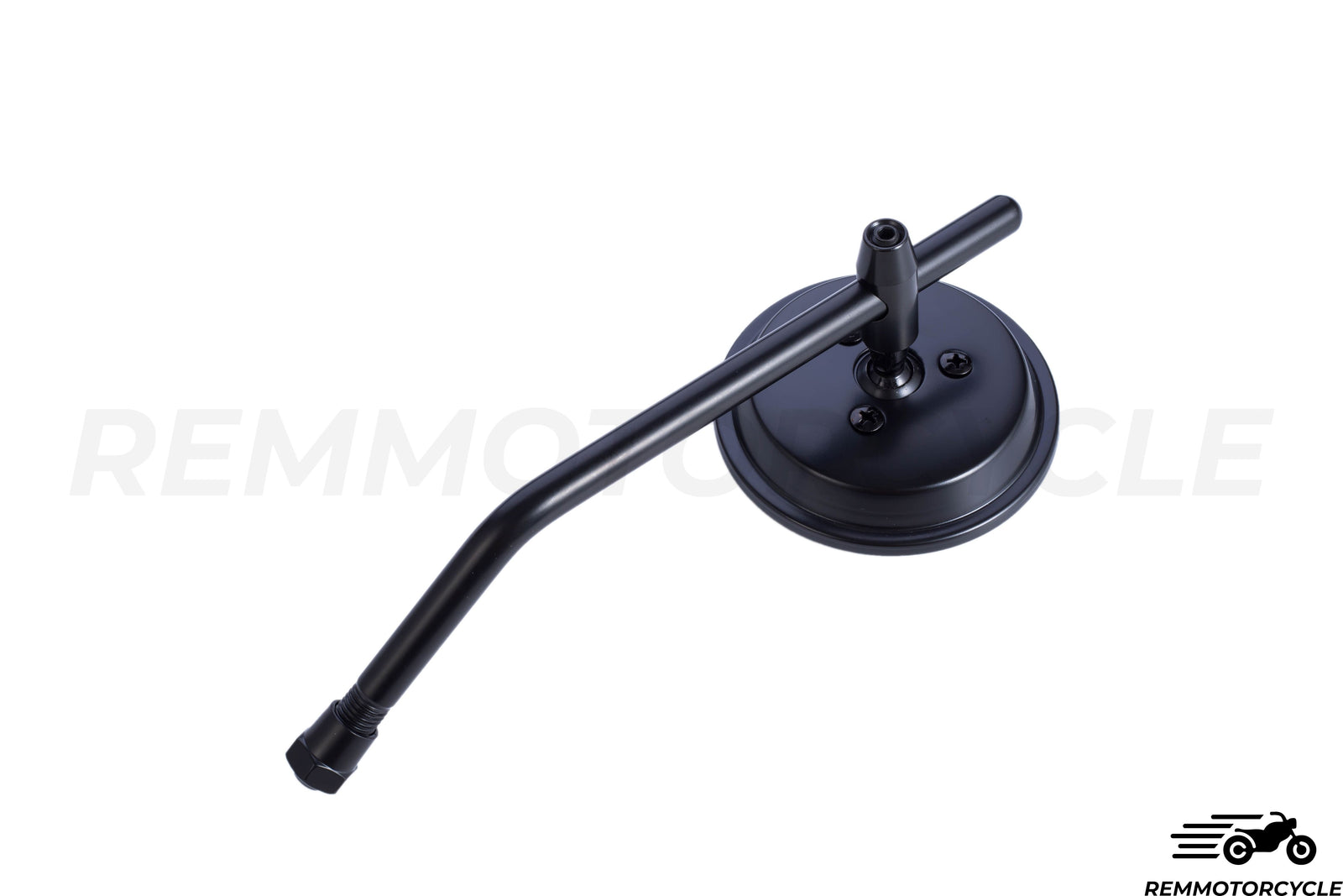 Górne lustro okrągłe retro klasyczny srebrny lub czarny 8 lub 10 mm