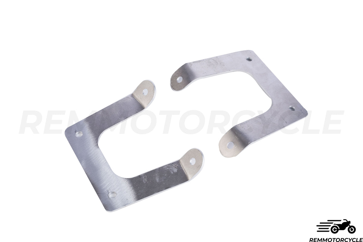 Aluminiowy fender przedni 11 x 34 cm z podporami